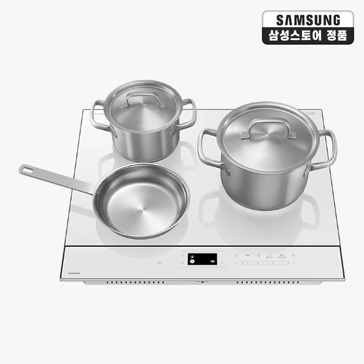 삼성 인덕션 NZ63DB607CAWS 글램화이트 이미지