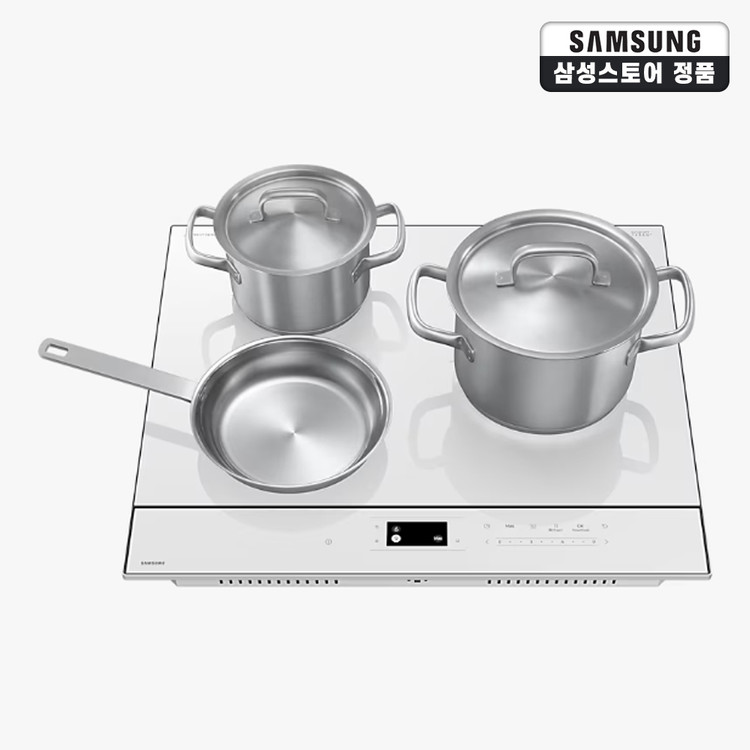 삼성 인덕션 NZ63DB607CAWS 글램화이트--3