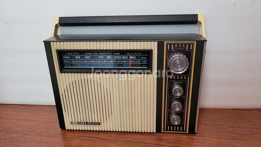 국산 아시아 라디오 모델550T--0