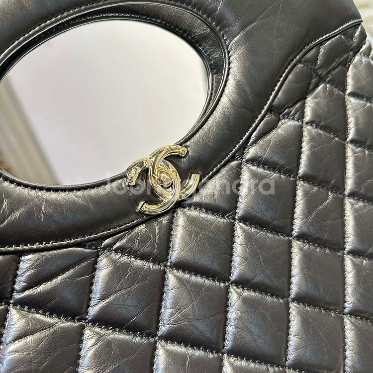 샤넬 31백 토트겸숄더백 라지 블랙 금장-H101701--5