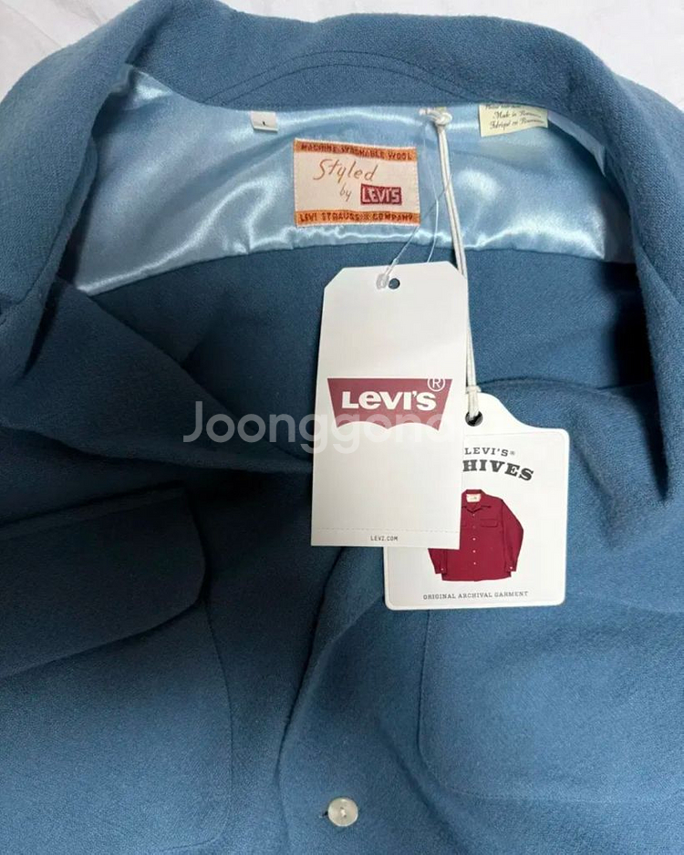 (새상품) LVC 리바이스 울 블루종 셔츠 L--3