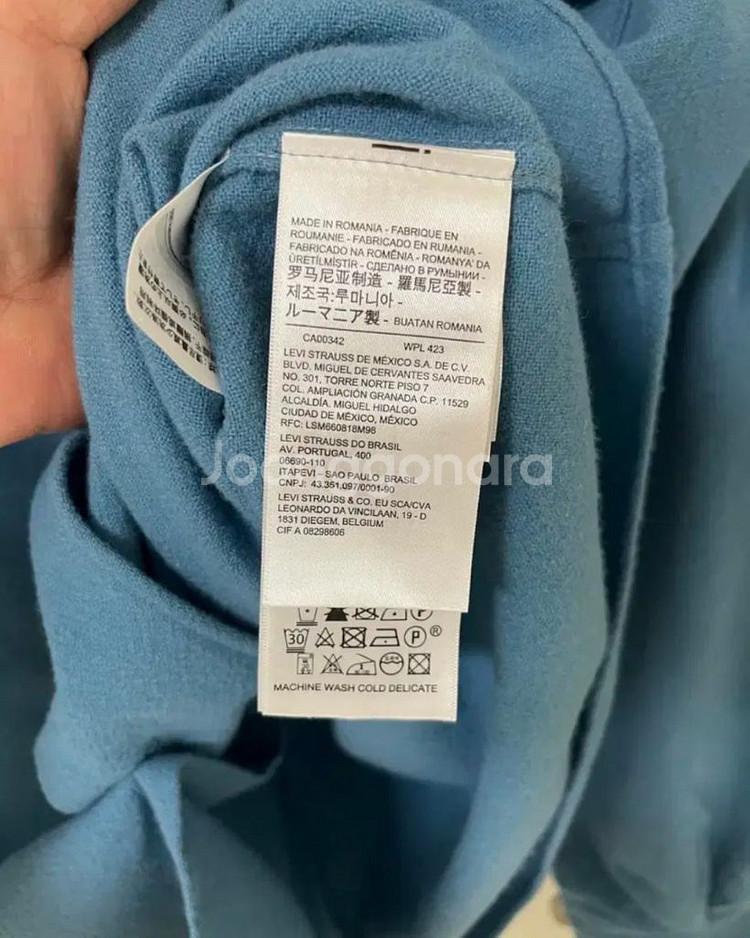 (새상품) LVC 리바이스 울 블루종 셔츠 L--5