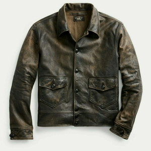 RRL 더블알엘 뉴스보이 구형 레더 가죽자켓 XL