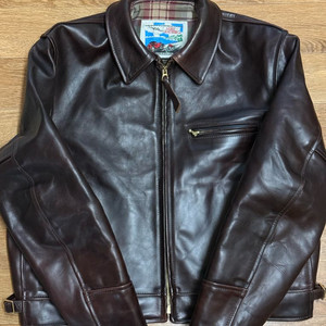 에어로레더 하이웨이맨 40 크롬악셀 홀스하이드 브라운