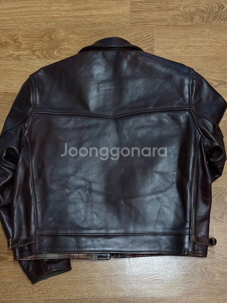 에어로레더 하이웨이맨 40 크롬악셀 홀스하이드 브라운--1