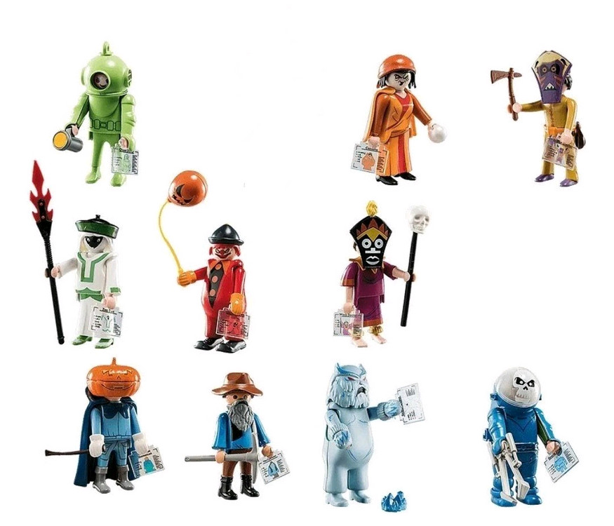 플레이모빌 스쿠비두 미스터리 피규어 시리즈 1 10종--1