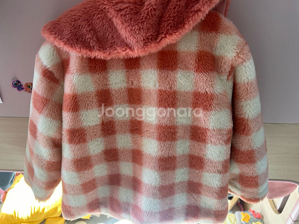 베베드피노 체크코트 120사이즈--4