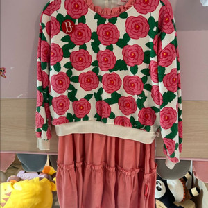 베베드피노 로즈프릴레이어드 원피스