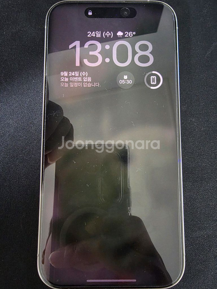 아이폰15 프로 화이트 128--0