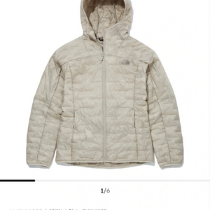 [여성 XL] 노스페이스 엑티브 웜스 경량패딩(베이지)