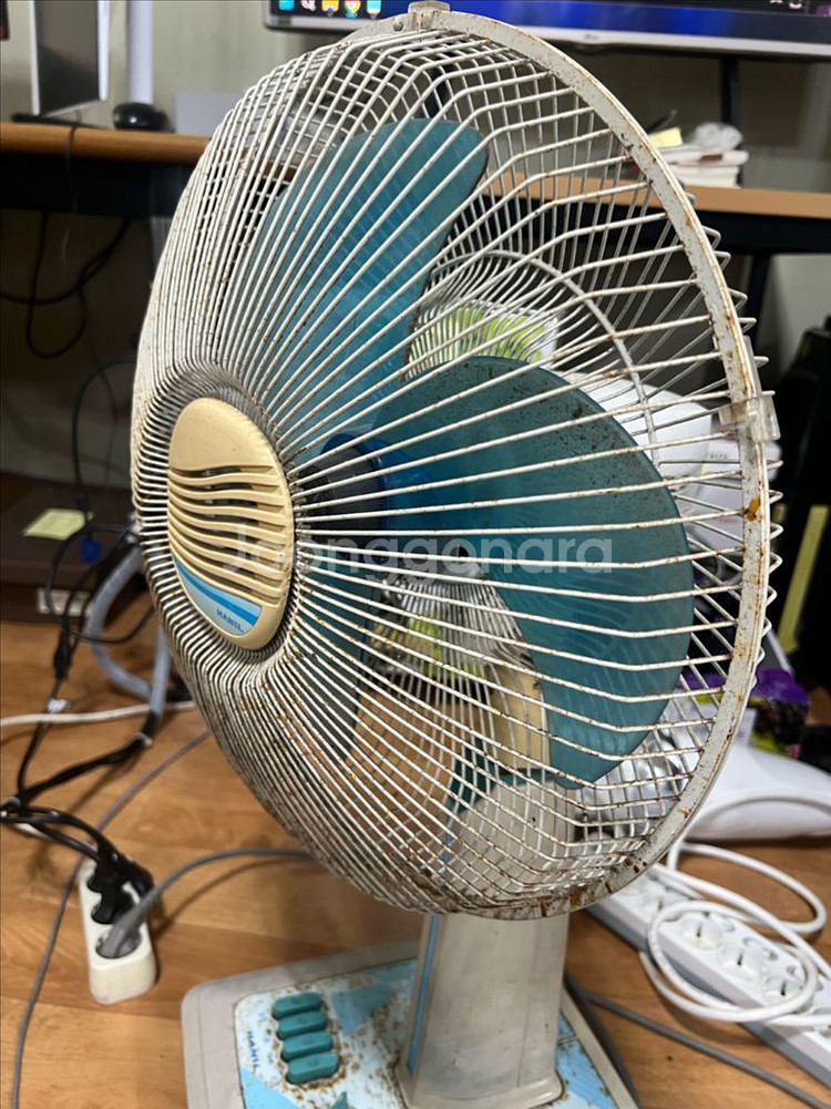 한일 오래된 골동품 선풍기 레트로 빈티지 인테리어 소품--1