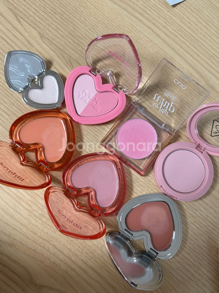 로드샵 블러셔 6종 일괄( 릴리바이레드 클리오 3ce--0