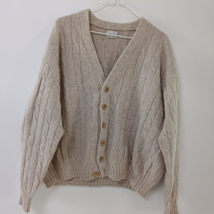 베네통 울.앙고라 토끼털 가디건(오버핏100)