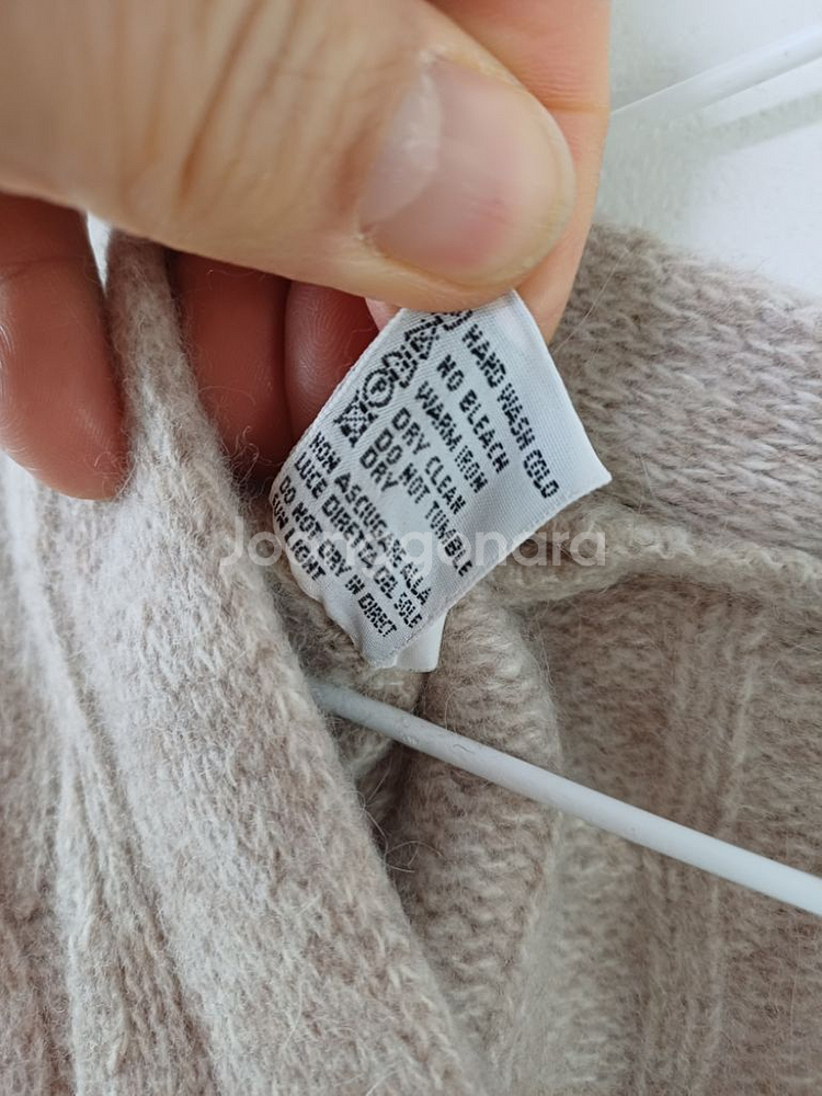 베네통 울.앙고라 토끼털 가디건(오버핏100)--6