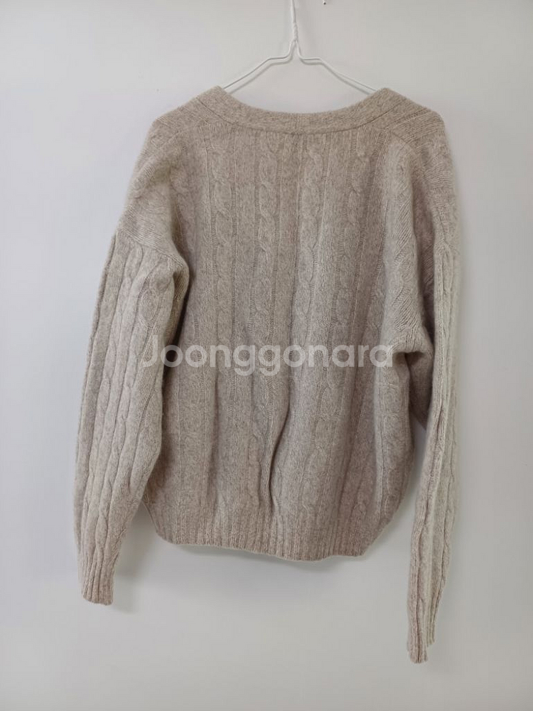 베네통 울.앙고라 토끼털 가디건(오버핏100)--7