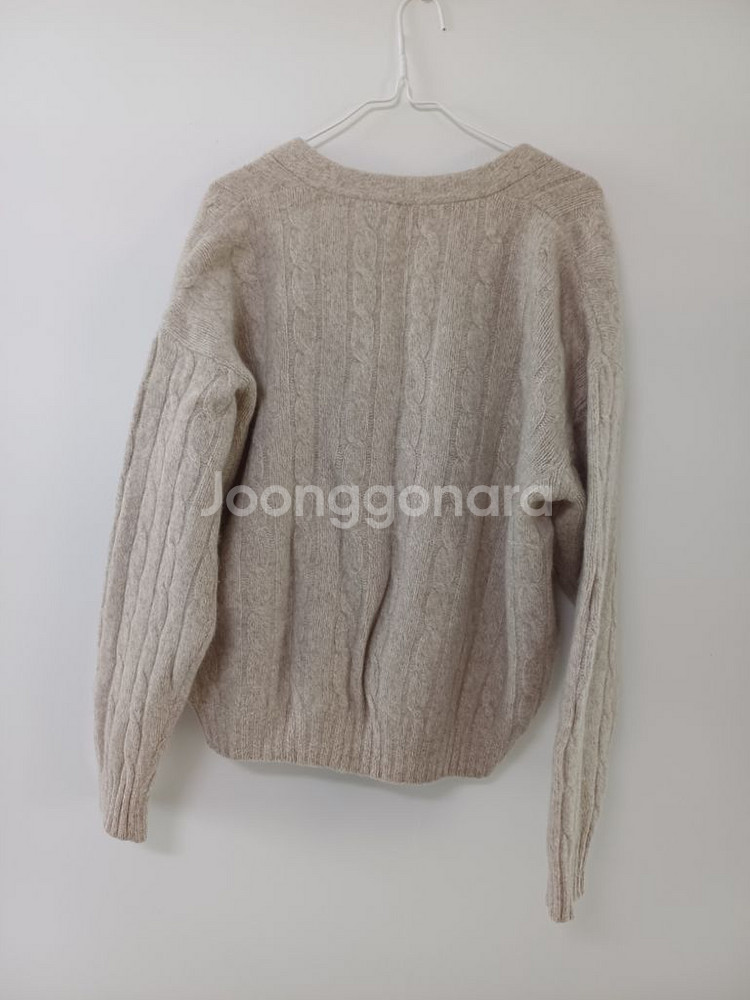 베네통 울.앙고라 토끼털 가디건(오버핏100)--9