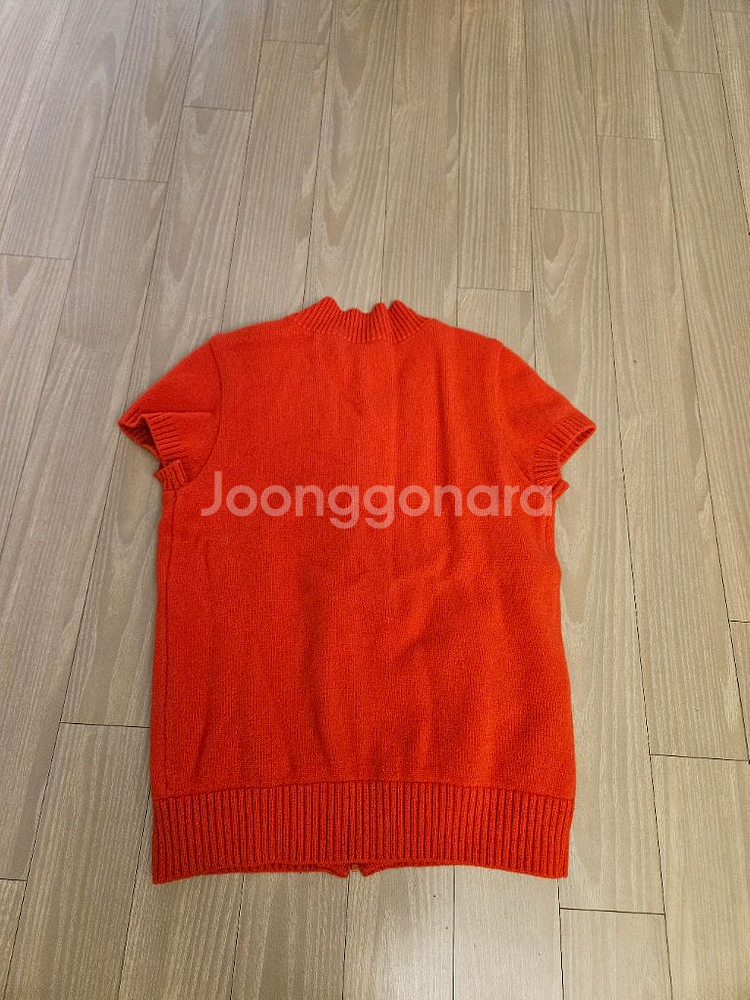 빈폴골프 여성 니트 반팔 집업 95--2