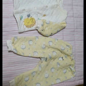 유아 누빔 80사이즈 상하복세트