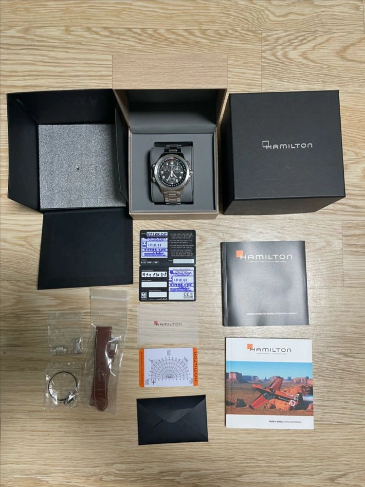 해밀턴 카키 에비에이션 X-WIND GMT CHRONO - 안심되는 중고거래