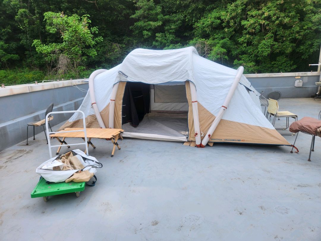 인천)데카트론 에어텐트 에어세컨즈4.2