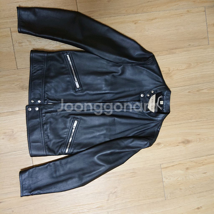 버버리남자가죽자켓--0