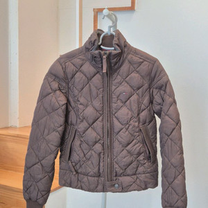 타미힐피거 브라운 퀄팅 자켓 패딩 점퍼 여성용