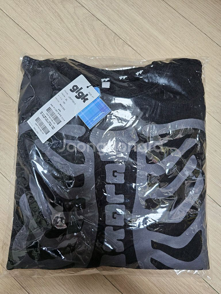 glgk 10월 먼슬리 뼈다귀 티셔츠(150/블랙)--1