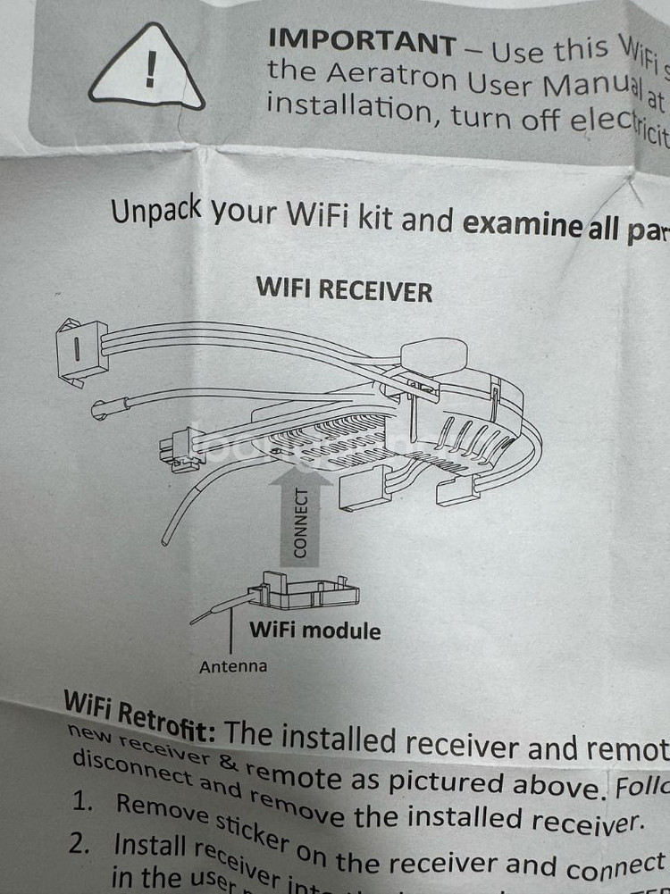 에어라트론 실링팬 wifi 와이파이 모듈--6