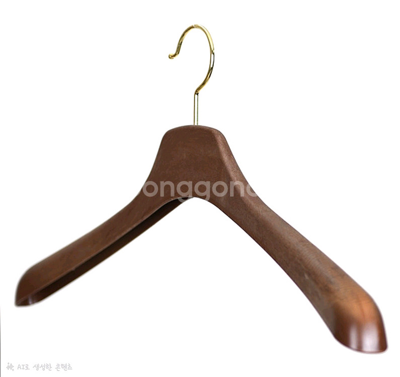 고급 원목 느낌의 플라스틱 옷걸이--0