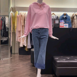 오즈세컨 핑크 티셔츠