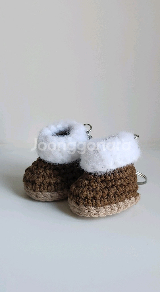 핸드메이드 어그부츠 키링--4