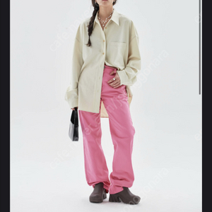 에토스 셔츠 CREAM LEMAIN SHIRT