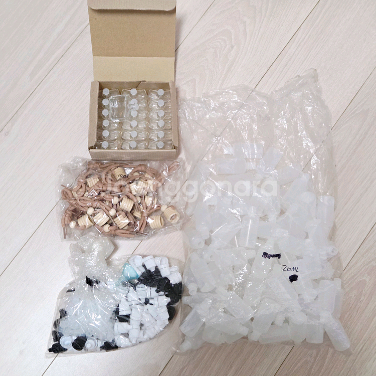 걸이형 디퓨저 방향제 유리공병 소분용기 세트 DIY 일--1