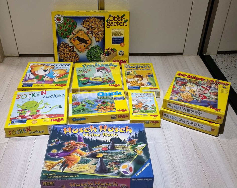 하바, 라벤스 브루거 보드게임 9종 (1개는 나눔)--0