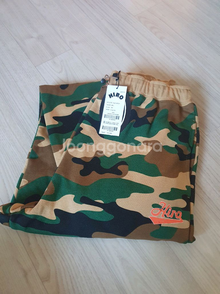 히로 크랙 카모조거팬츠--0