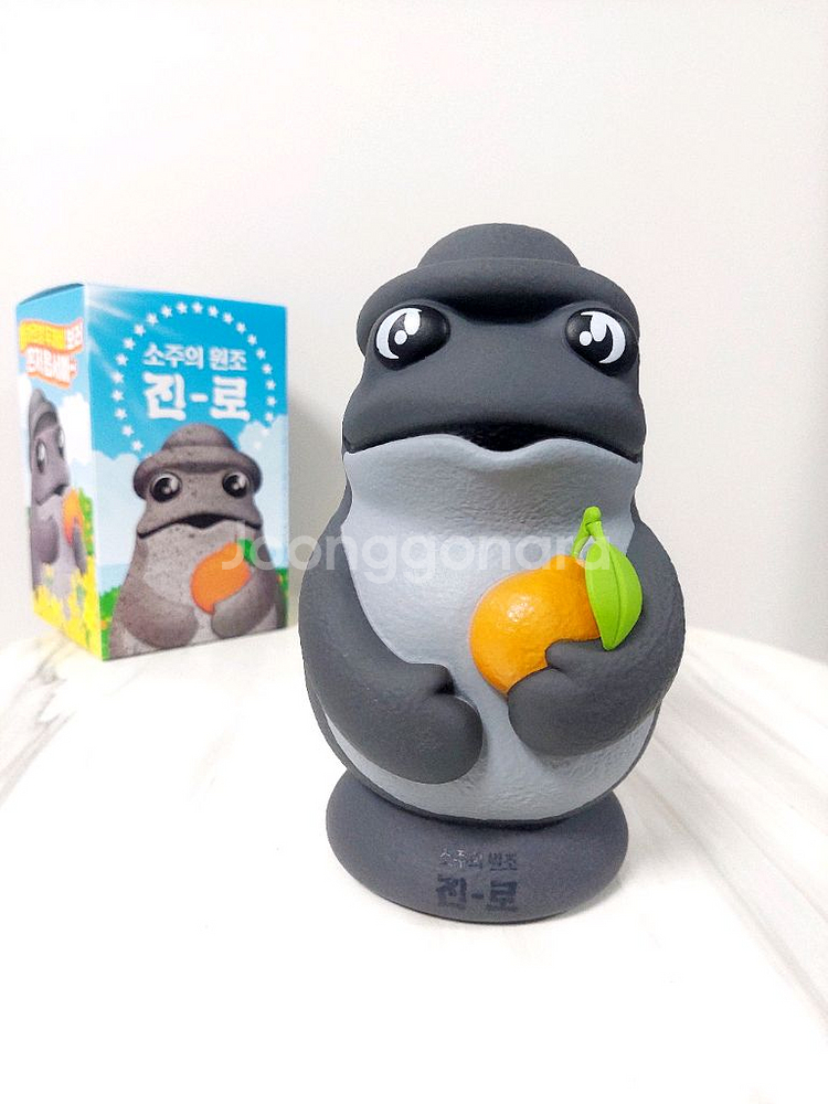 진로 돌하르방 두꺼비 피규어 새상품--0