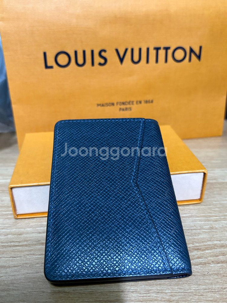 루이비통 포켓 오거나이저 타이가 네이비 M30293--3