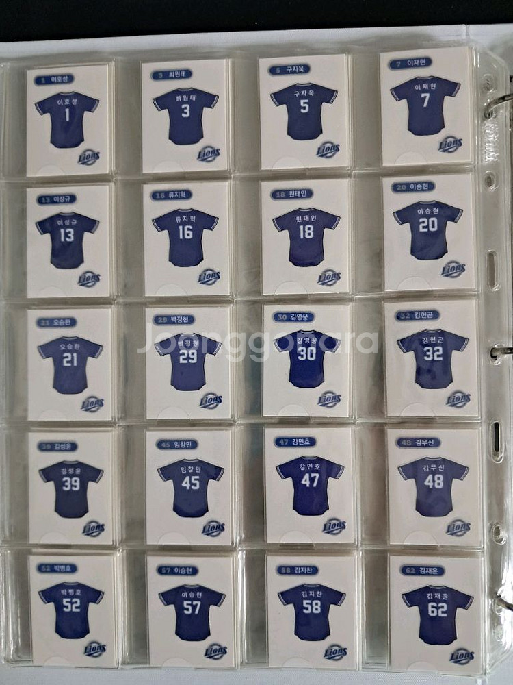 kbo 크보빵 시즌1,2 띠부씰 각팀별 띠부실 일괄--4