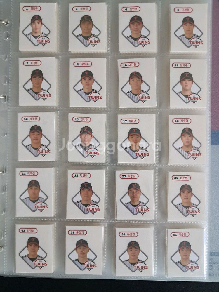 kbo 크보빵 시즌1,2 띠부씰 각팀별 띠부실 일괄--7