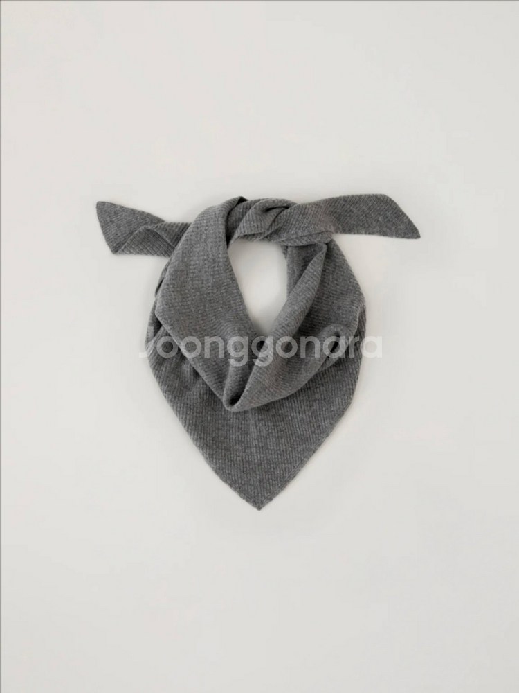 eaah 이아 니트 스카프 그레이--2