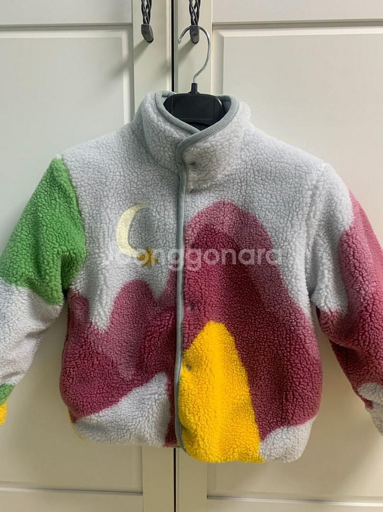 데님인더박스 뽀글이 리버시블 130--0