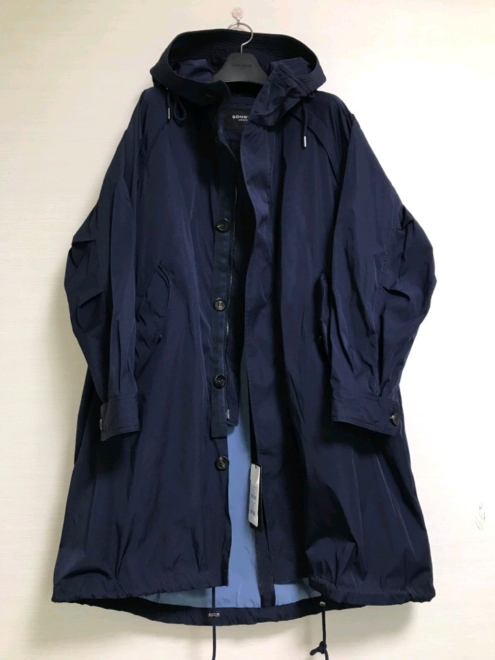 (새상품) SONGZIO 송지오 옴므 후드 트렌치코트--0