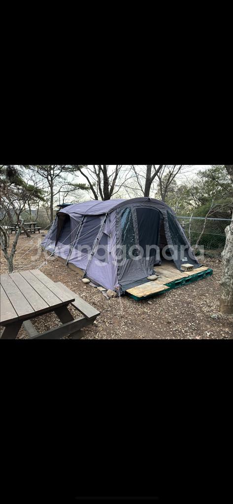 노스피크 퍼시픽오션 레이븐그레이 텐트 풀세트 팝니다--0