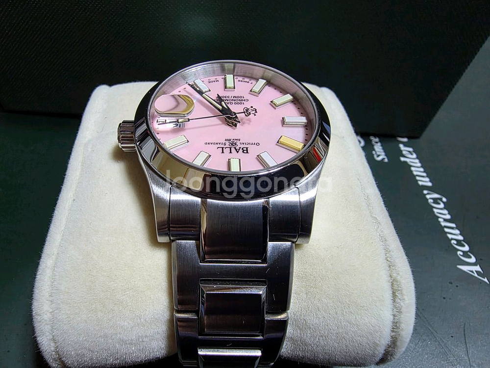 볼워치 엔지니어3 마블라이트 36mm 핑크 오토매틱 2--7