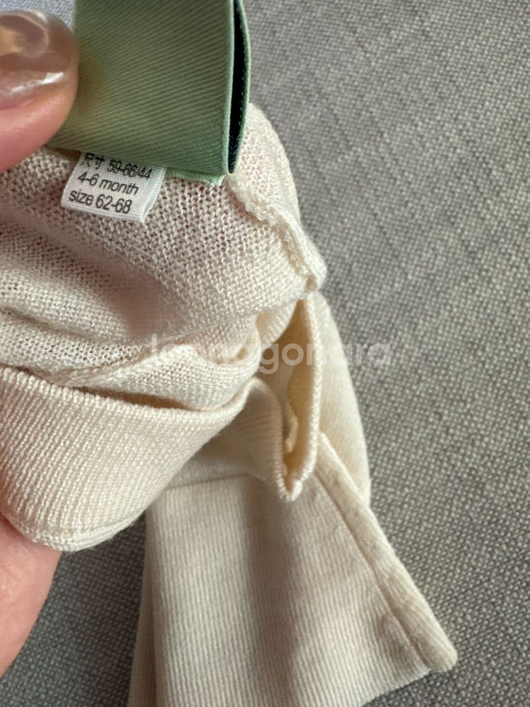 퍼브 바라클라바 에크루 얇은버젼 62-68--3