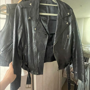 이태리가죽 바이커자켓 레더자켓