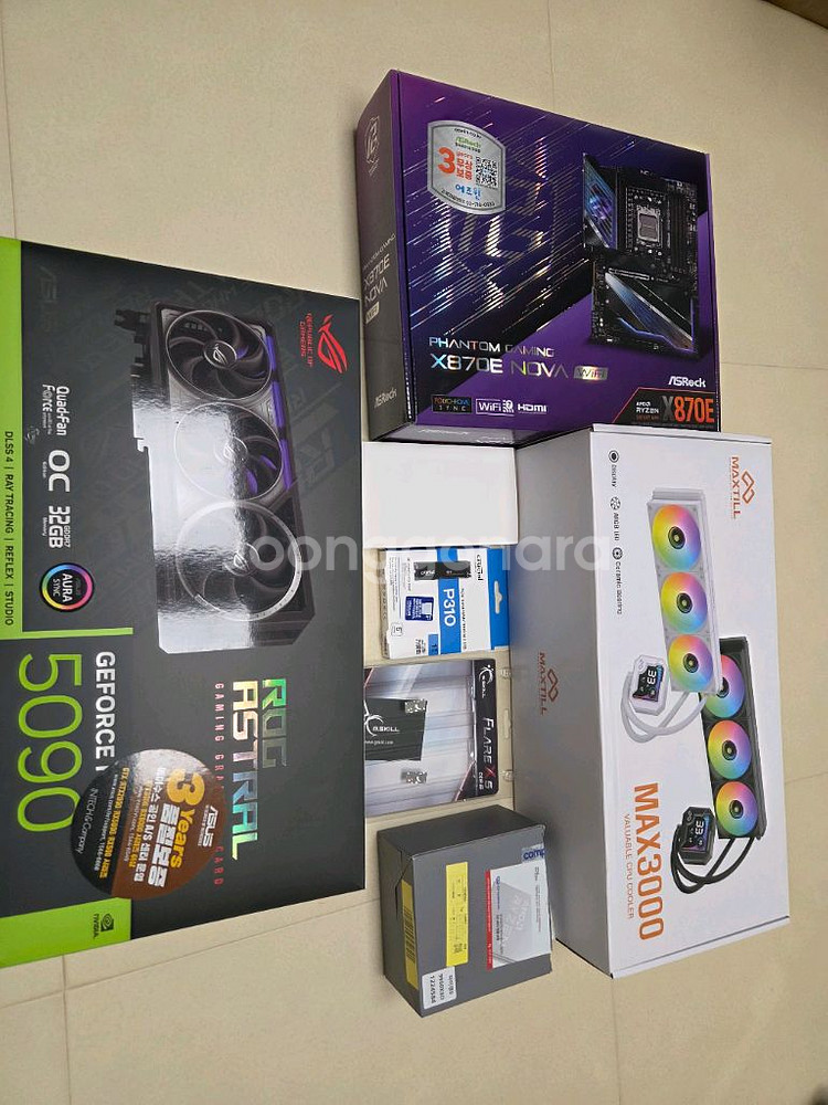 9950x3d, x870e, 64gb,2tb,5090--1