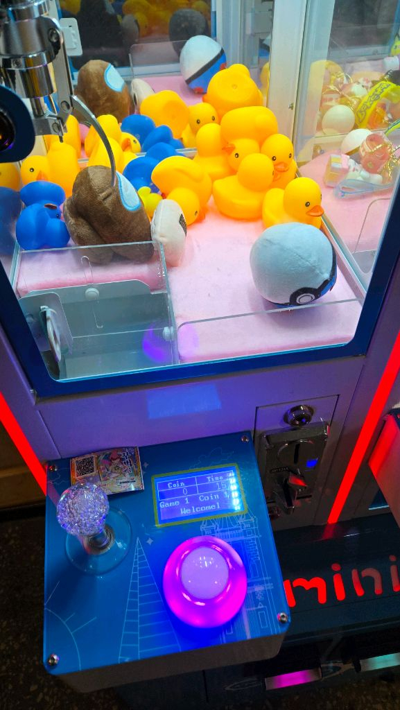 미니미니 인형뽑기 크레인 기계 및 키링 인형 피규어--1