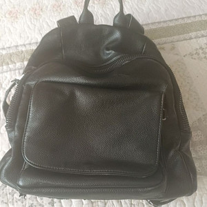 블랙 가죽 백팩 15000원에 판매합니다