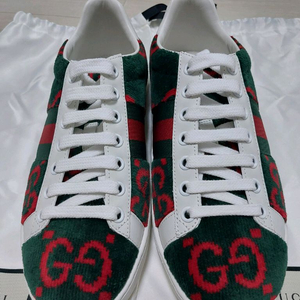 (정품)새상품 구찌 에이스 테리 여성스니커즈431910